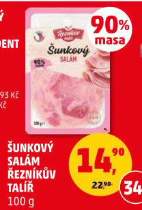 Salám šunkový Řezníkův talíř