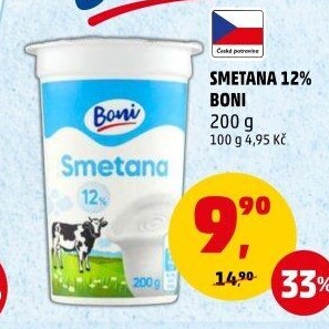 Smetana 12% Boni