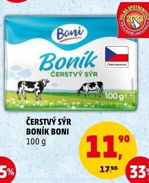 Sýr čerstvý Boník Boni