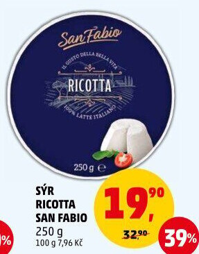 Sýr Ricotta San Fabio