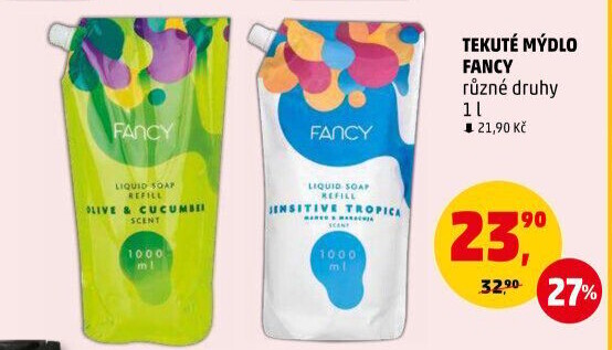 Tekuté mýdlo Fancy - náplň