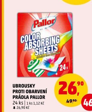 Ubrousky na praní Pallor