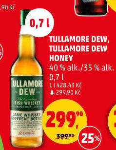 Whisky irská Tullamore Dew