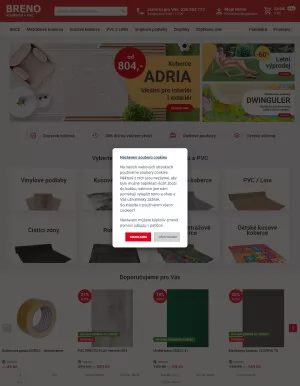 akční leták Breno koberce 16.8.2023-22.8.2023