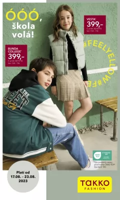 akční leták Takko Fashion 17.8.2023-23.8.2023