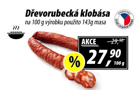 Dřevorubecká klobása