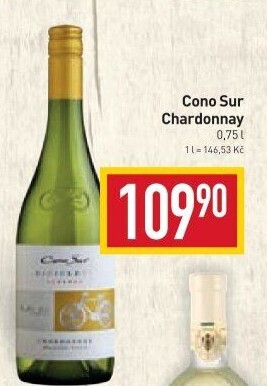 Víno Chardonnay Bicicleta Cono Sur