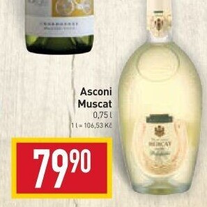 Víno Muscat Gold Asconi