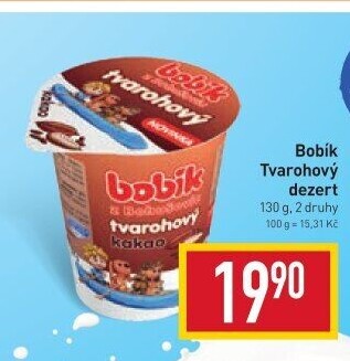 Dezert tvarohový Bobík