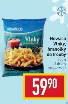Hranolky vlnky mražené Nowaco