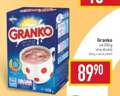 Instantní kakao Granko