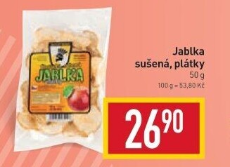 Jablka sušená Žlutické sušené