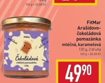 Pomazánka arašídovočokoládová FitMar