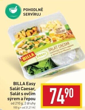 Salát Caesar Easy Billa