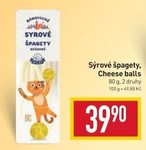 Sýrové špagety Milsy