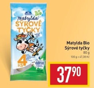 Sýrové tyčky bio Matylda Milko