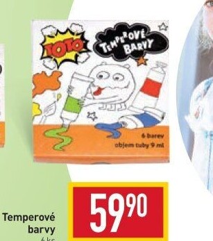Temperové barvy Toto