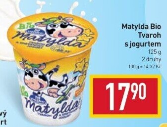 Tvaroh s jogurtem bio Matylda Milko