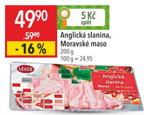 Anglická slanina LE&amp