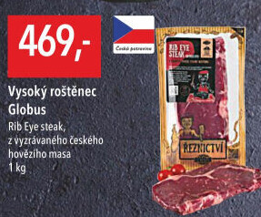 Hovězí Rib eye steak Globus