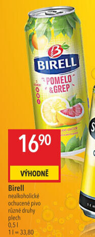 Nealkoholické pivo ochucené Birell