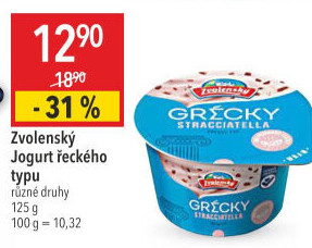 Ochucený jogurt řeckého typu Zvolenský