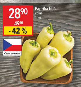 Paprika bílá