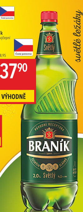 Pivo světlé výčepní 10° Braník