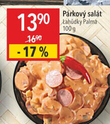 Salát párkový