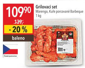 Kuřecí grilovací set Marengo Vodňanské Kuře