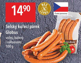 Párky kuřecí Selské Globus