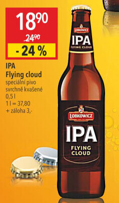 Pivo speciální IPA Flying Cloud Lobkowicz