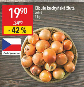 Cibule kuchyňská žlutá