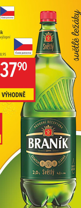 Pivo světlé výčepní 10° Braník