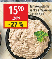 Tuňáková pomazánka s makrelou