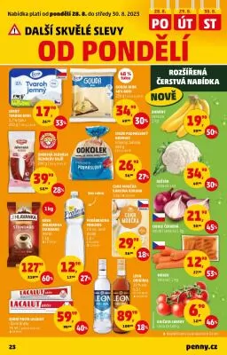 akční leták Penny Market 24.8.2023-30.8.2023