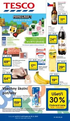 akční leták Tesco 23.8.2023-29.8.2023