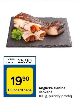 Anglická slanina lisovaná