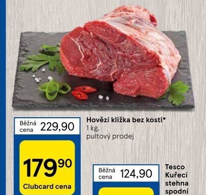 Hovězí přední bez kosti - kližka