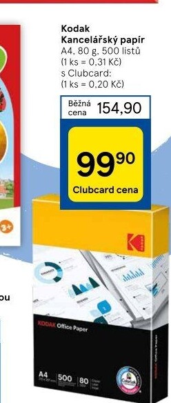 Kancelářský papír A4 Kodak