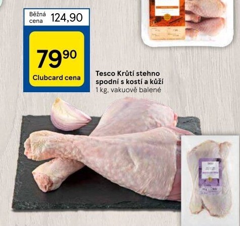 Krůtí stehna Tesco