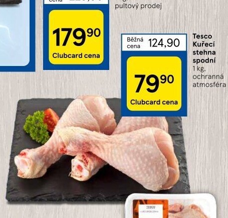 Kuřecí stehna Tesco