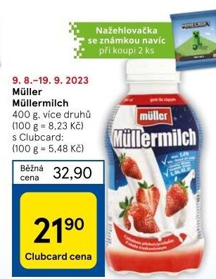 Nápoj mléčný Müllermilch Müller