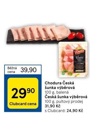 Šunka česká výběrová