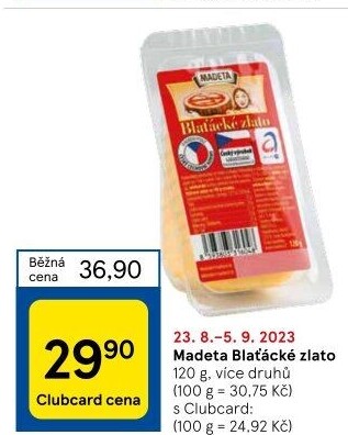 Sýr Blaťácké zlato Madeta