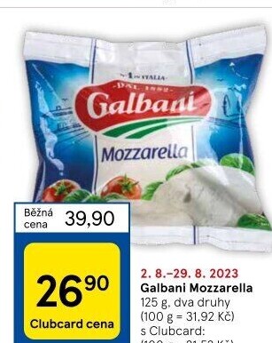 Sýr Mozzarella Galbani