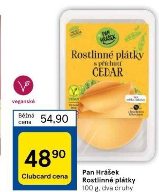 Sýr rostlinný Pan Hrášek Emco