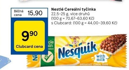Tyčinka cereální Nestlé
