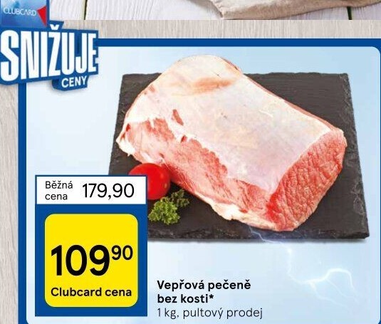 Vepřová pečeně bez kosti