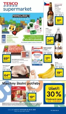 akční leták Tesco 23.8.2023-29.8.2023